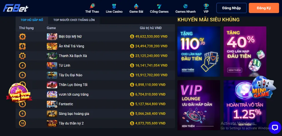 Thưởng sinh nhật và các dịp lễ lớn zomclub login